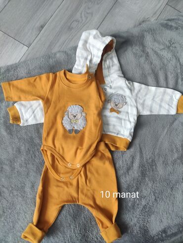 dəst geyimlər: Uşaq dəsti, Uniseks, 0-3 months