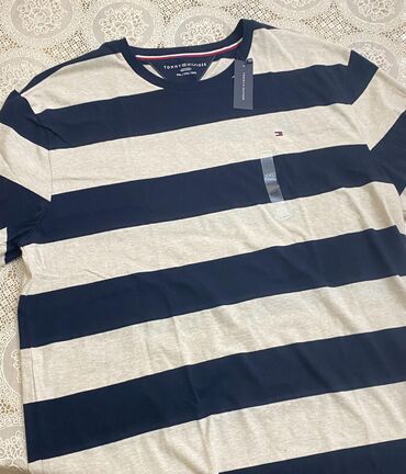 tommy hilfiger novcanik muski: Futbolka, Tommy Hilfiger, 2XL (EU 44), rəng - Göy