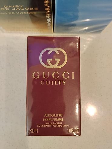 Gözəllik və sağlamlıq: Qadınlar üçün Gucci Guilty Absolute ətir suyu satılır. Həcmi: 30 ml — 3