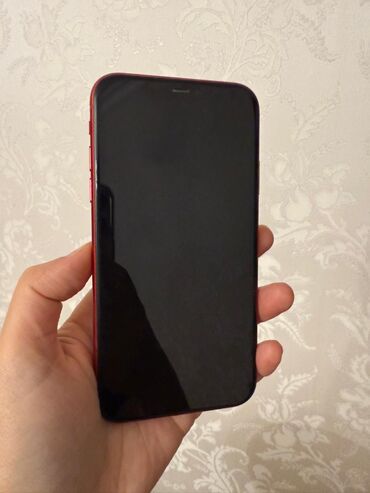 ıphone 11: IPhone 11, 64 ГБ, Красный, Отпечаток пальца, Face ID