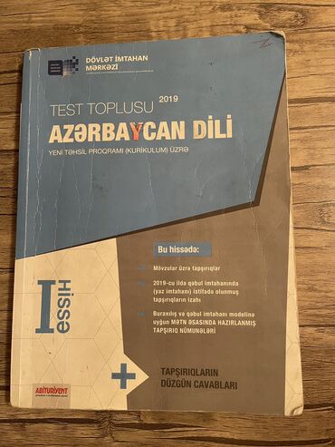 azərbaycan dili test toplusu 2 ci hissə pdf 2019: Azərbaycan dili 1 ci hissə test toplusu
