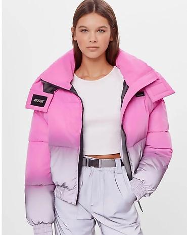 ugg nemacka: Ženska puffer jakna sa ombre efektom - Boja: gradijent ružičaste ka — 1