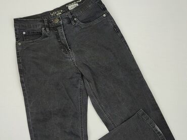 spódniczka jeansowe szara: Jeans, S (EU 36), condition - Good
