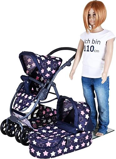 deciji mikrofon pertini: Kolica Knorr Coco Star Blue Pink – kombinovana kolica za lutke - — 5