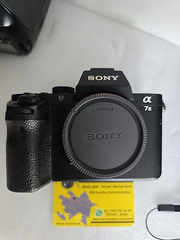 Sony Alpha 7 II FullFream. Kamera E-mount sistemlidir və dəyişən