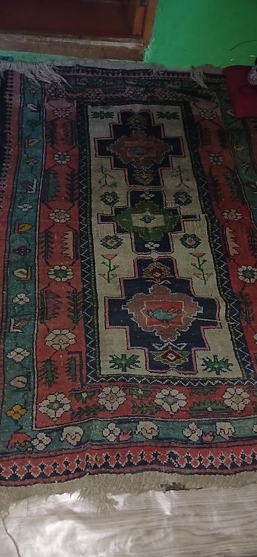 dovşan şəkili: Məhsul: Əl toxuması xalça - Material: Təbii yun, bitki əsaslı — 1