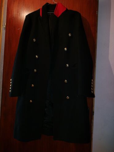 kožna jakna s: Zara, S (EU 36), Jednobojni