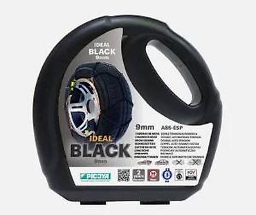 Ostalo: Lančanik za sneg PICOYA IDEAL BLACK – 9 mm - Model: IDEAL BLACK — 9