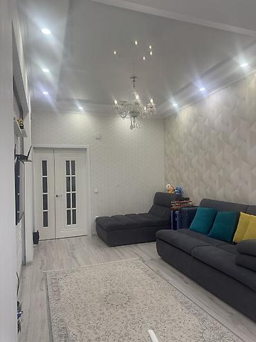 тшп кант: 2 комнаты, 49 м², Асанбай мкр Элитка, 7 этаж, Евроремонт — 3