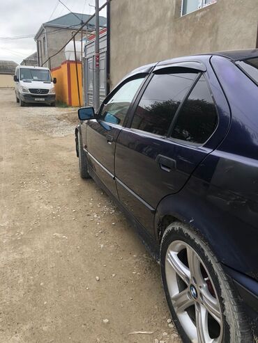 BMW: BMW 3 Series E36 – 318 sedan - Kuzov: sedan, tünd mavi rəng - Model — 5