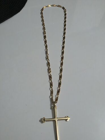 Ogrlice: ​💎 EKSLUZIVNA PONUDA: Ručno Rađen Zlatni Lanac i Krst (585) ​Ovo je — 9