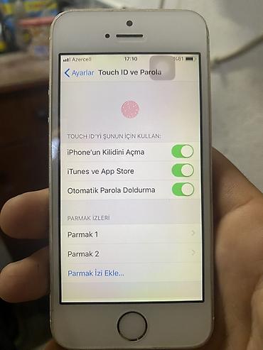 iphone 4s adapter: IPhone 5s, Qızılı, Barmaq izi — 2