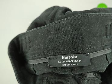 dungarees pull and bear: Bershka, Spodnie cargo damskie, rozmiar XS — 4