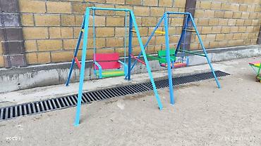 Детские качели: Детские качели, Подвесные Для улицы, Металл, Новый — 2