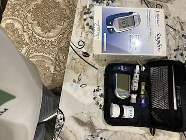 biostat plus: MediSmart Sapphire qan şəkəri ölçmə cihazı dəsti Xüsusiyyətlər: - — 2