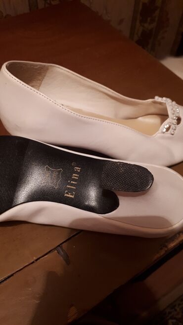белые туфли для свадьбы: Туфли 35, цвет - Белый