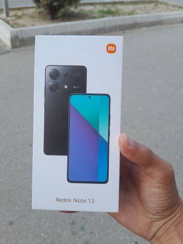 xiaomi note 10 baku: Xiaomi Redmi Note 13, 256 GB, rəng - Qara, 
 Barmaq izi, İki sim kartlı