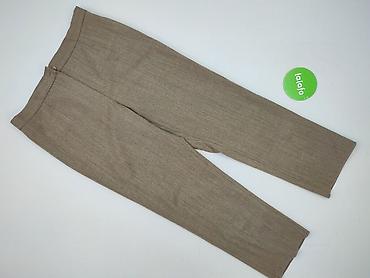 beżowy: Spodnie materiałowe damskie, rozmiar XL — 2
