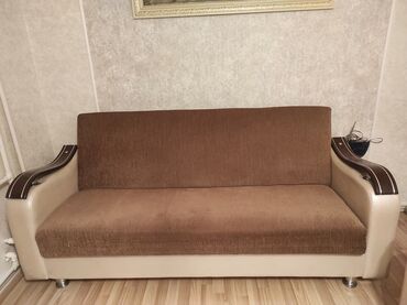 Комплекты диванов и кресел: Б/у, 2 кресла, Диван, С подъемным механизмом, Раскладной