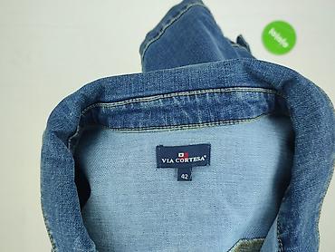 denim kurtka: Via cortesa, Kurtka jeansowa damska, rozmiar XL — 4
