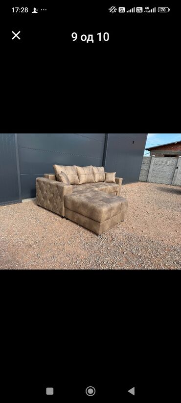 Ugaone garniture: Ugaona garnitura – moderni L oblik - Prostrana ugaona sofa sa dubokim — 6