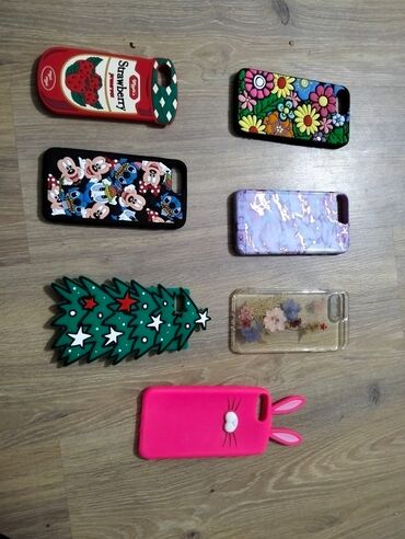 Qoruyucu plyonka və şüşələr: IPhone 7 Plus / 8 Plus üçün dekorativ telefon qabları dəsti - — 5