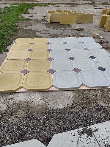 tulcinka yağı: Dezainli beton fəhlə daşı / landşaft döşəmə plitələri - Material — 1
