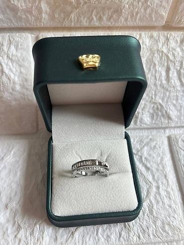 Prstenje: Prstenovi sa cirkonima podesivi– elegantni modeli. - Boja metala — 11