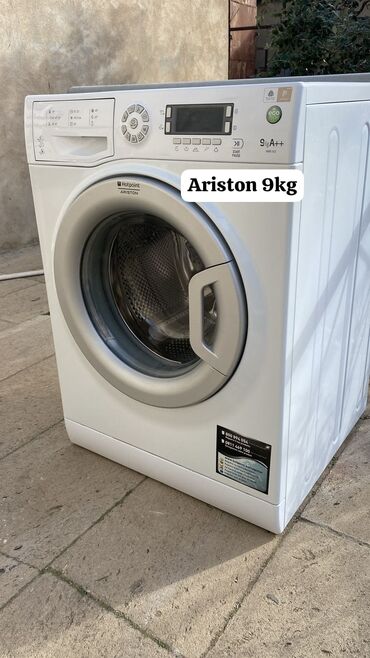 ariston satışı: Paltaryuyan maşın Hotpoint Ariston, 9 kq, Avtomat