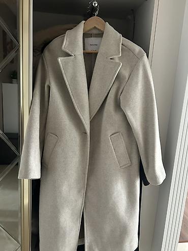 drap palto: Palto, Bershka, S, rəng - Bej — 1