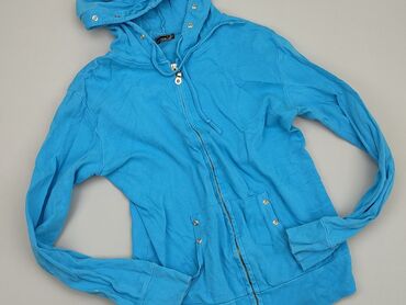 błękitne bluzki damskie: Hoodie, S (EU 36), condition - Fair