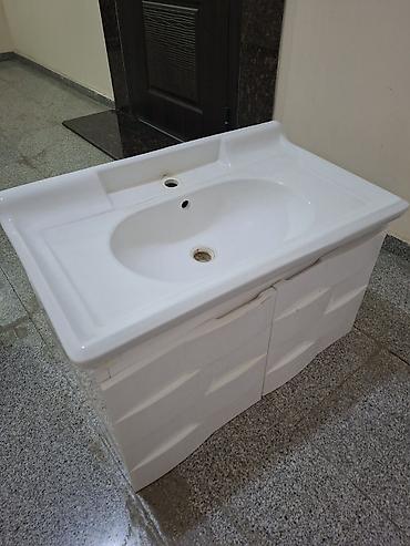 hamam skafi: Hamam üçün asma dolablı lavabo satılır. Təzə kimidir, heç bir prablemi — 4