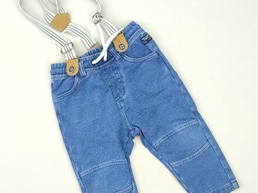 letnia sukienka z dekoltem w serek: Dungarees, Cool Club, 9-12 months, condition - Good