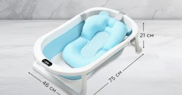 тазик для купания: Гамак для новорожденных сделает купание комфортным и приятным. Мягкий