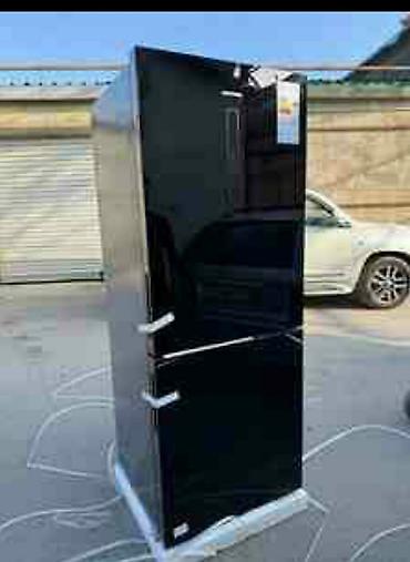 samavar satilir: Hoffmann NF-785BG soyuducu - Rəng: Qara (Black), şüşə effekti ön — 1