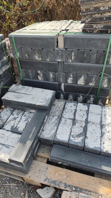 Брусчатка ромашка: Брусчатка ромашка, цвет - Бежевый, Сары-Таш, Для лестниц, Прессованная, Новый — 6