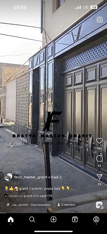 Фасадные гранитные плитки: Гранит для цоколя разные цвета Ангола блек Черный Серый Коричневый at lalafo.kg — 18 Фасадные гранитные плитки: Гранит для цоколя разные цвета Ангола блек Черный Серый Коричневый — 18