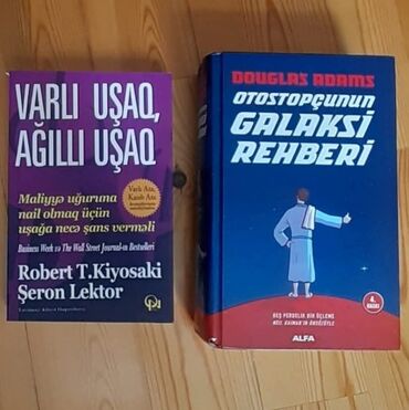 Kitablar, jurnallar, CD, DVD: Kitablar yenidir. Alış qiymətindən ucuz satılır. 1) Robert T. Kiyosaki