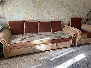 дешёвые вещи: Прямой диван, Б/у — 1
