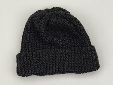 czarne czapki zimowe: Czapka, 48-49 cm, stan - Bardzo dobry