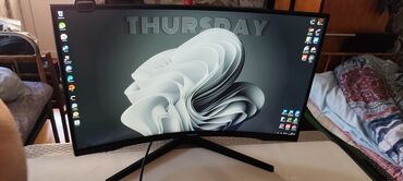 Мониторы: Samsung odyssey g5 32" əyri oyun monitoru – C32G55TQBU
