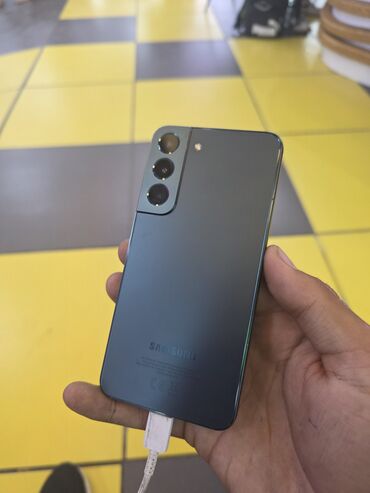 переходник для жёсткого диска: Samsung Galaxy S22, Колдонулган, 128 ГБ, түсү - Жашыл, eSIM, 2 SIM