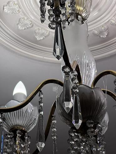 samlar: Çılçıraq, 6 lampa, Şüşə — 3