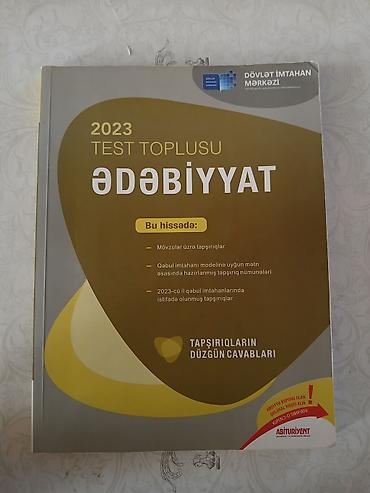 Testlər: 3 cü qrup blok imtahanına hazırlaşanlar üçün ədəbiyyat test toplusu — 1
