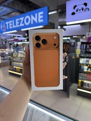 iphone 17 pro max mini: IPhone 17 Pro Max, Новый, 256 ГБ, Оранжевый, Наушники, Зарядное устройство, Защитное стекло, 100 % — 1