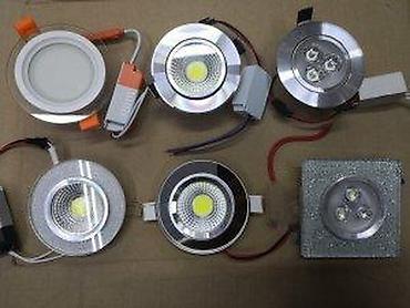 slike auta: Led ROZETNE inox alu kristal ogledalo zlatne bele. 6w,3+2w,3w,1w. ✨ — 1