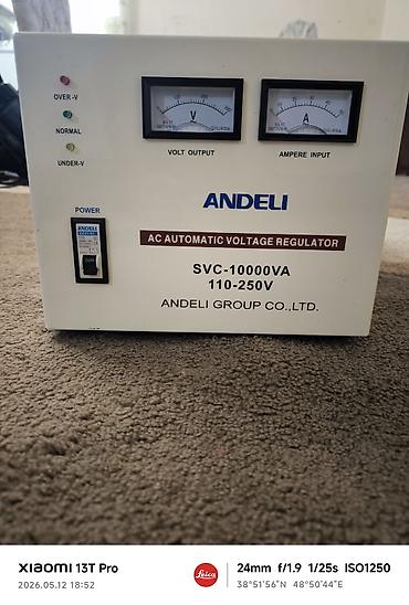 бак для воды в квартиру: ANDELI SVC-10000VA avtomatik gərginlik tənzimləyicisi (AC Automatic — 1