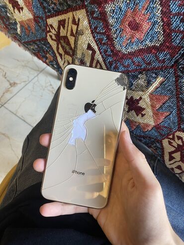 iphone 11 qiymet: IPhone Xs Max, 64 GB, Qızılı, Simsiz şarj