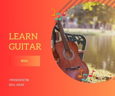 ispan dili kursu: Gitar dərsləri, fingerstyle, solo, akkord(istənilən yaş üçün)