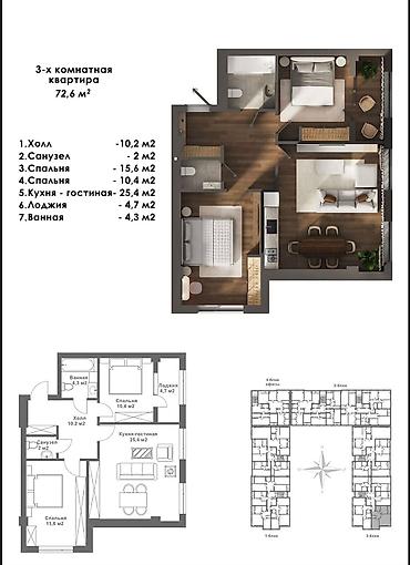 Новостройки от застройщика: Строится, Элитка, 2 комнаты, 49 м² — 26